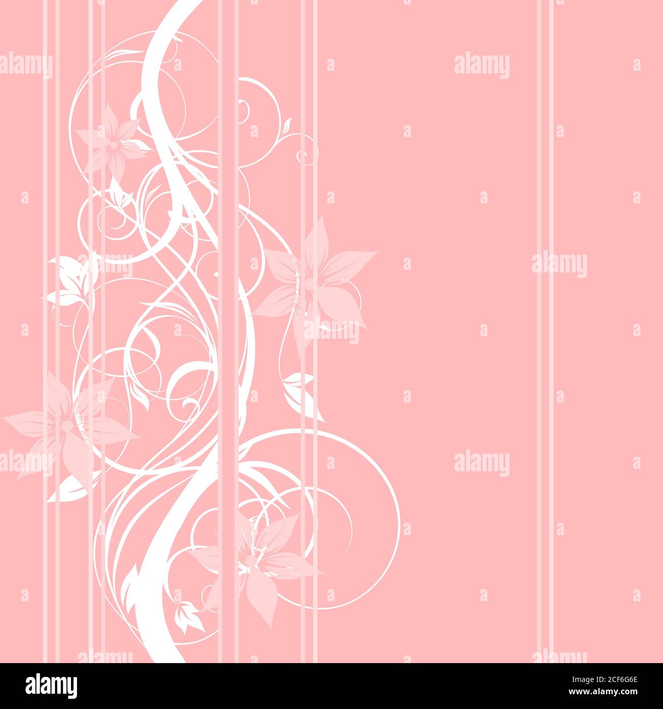 Traditional Japanese Pink Background Template, The Flowers Texture Stock Vector