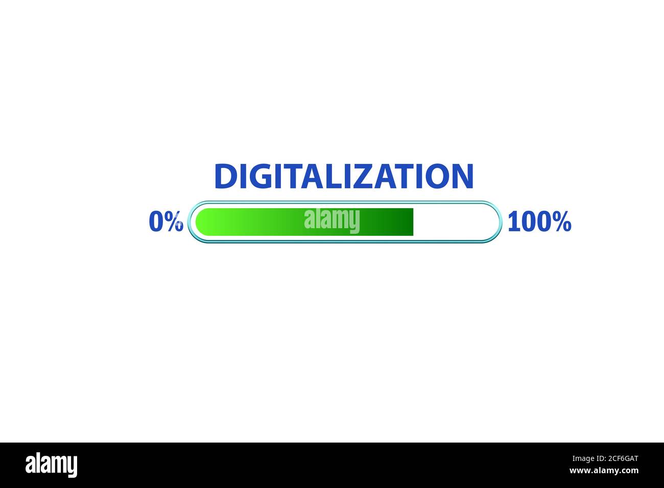 Digital transformation and digitalization concept Stock Photo