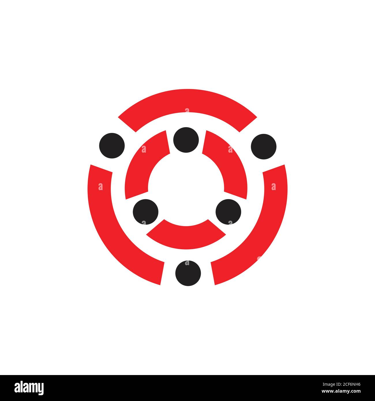 line dots simple geometric line logo vector Stock Vector Image & Art