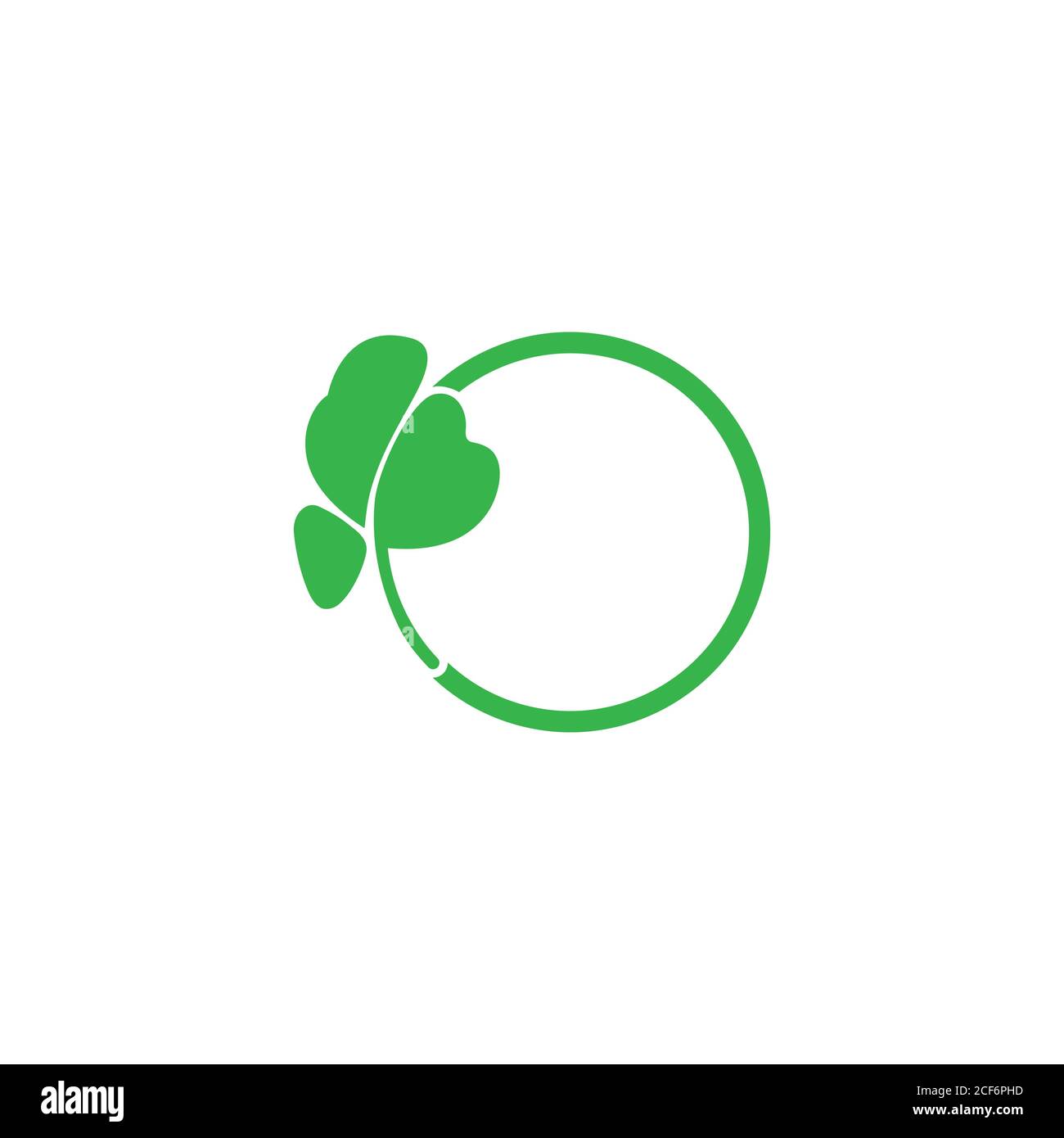 simple circle leaf parsley design logo vector Stock Vector Image & Art Alamy
