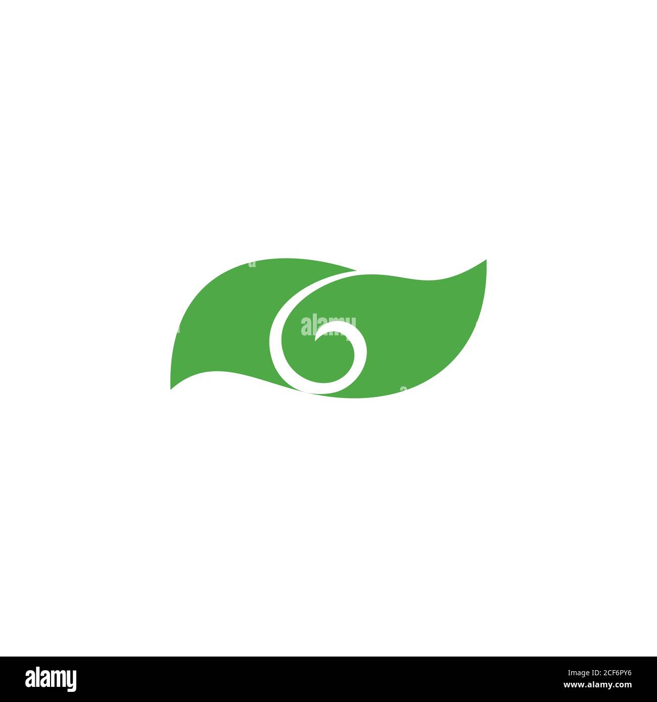 letter g green leaf natural symbol logo vector Stock Vector Image & Art ...