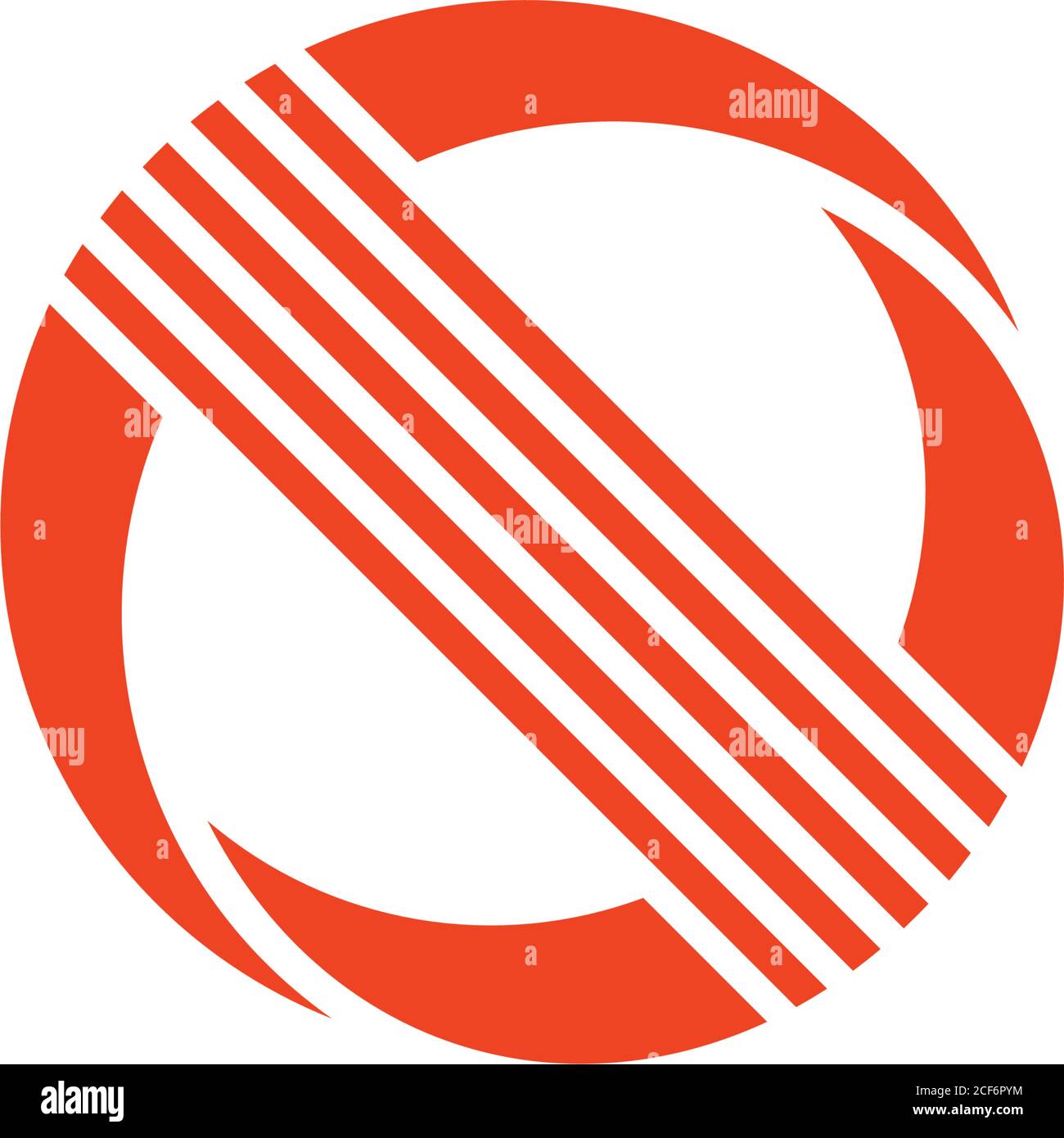stripes motion circle ring logo vector Stock Vector Image & Art - Alamy