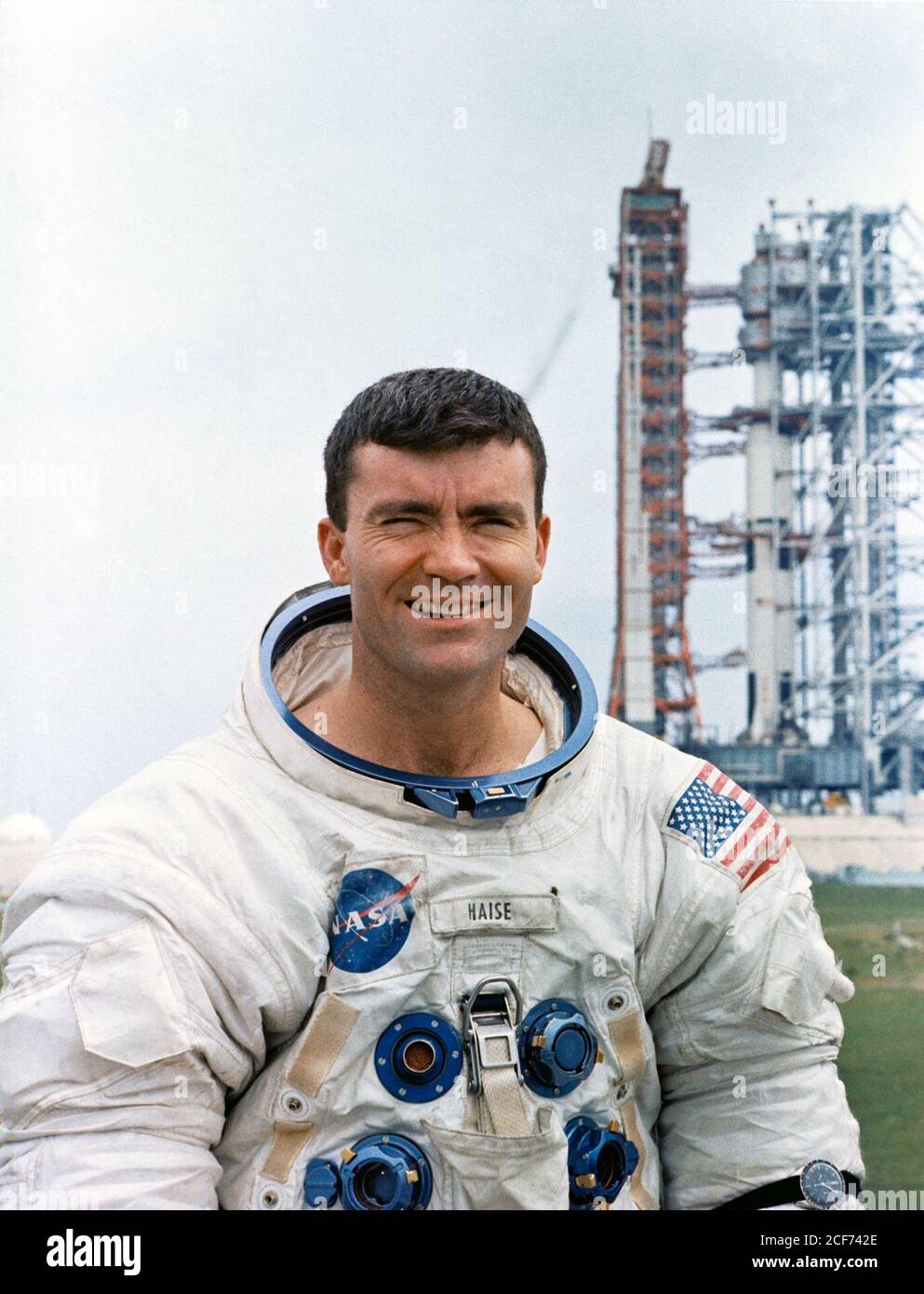 Fred Haise. Stock Photo
