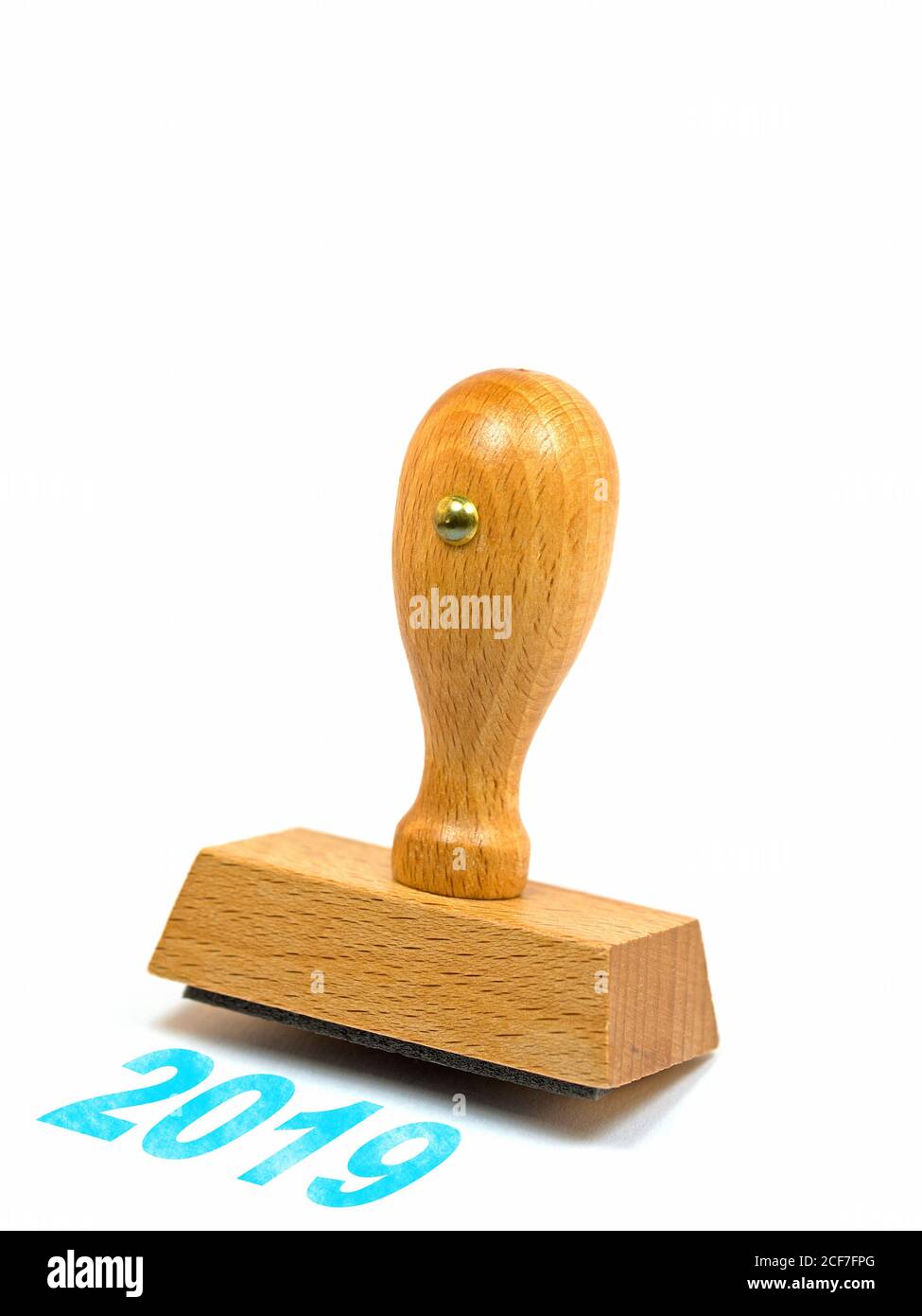 Stamp with the imprint 2019 Stock Photo Alamy