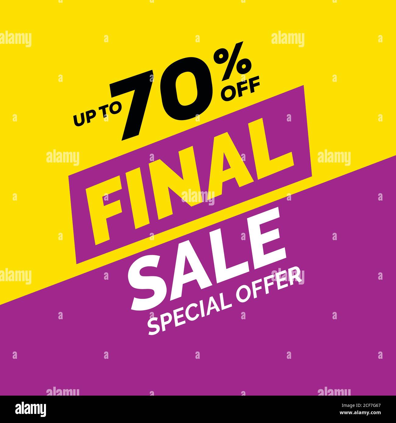 Special offer final sale banner, Limited offer Vector illustration ...