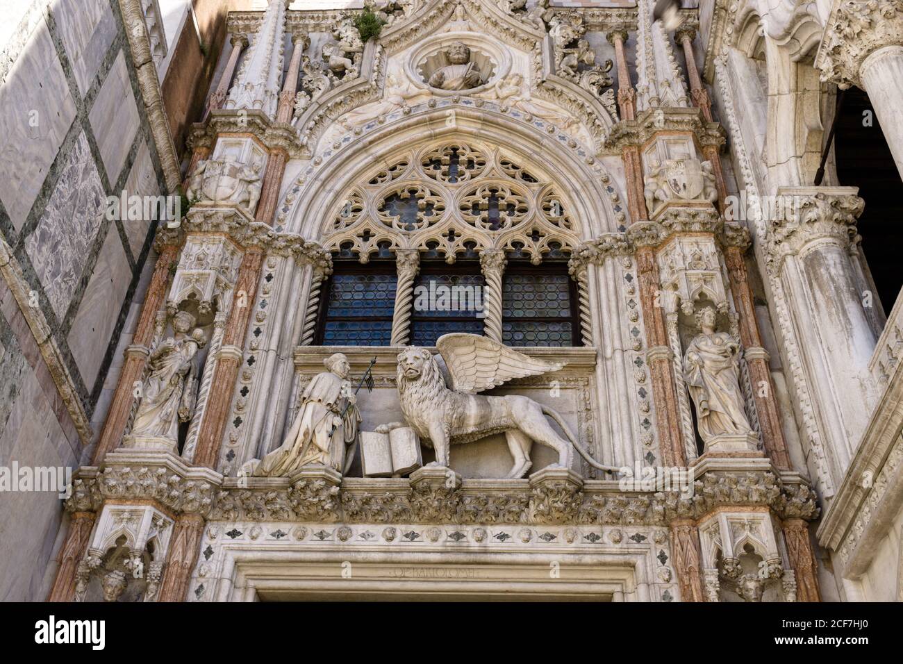 Venice doge's palace facade hi-res stock photography and images - Alamy