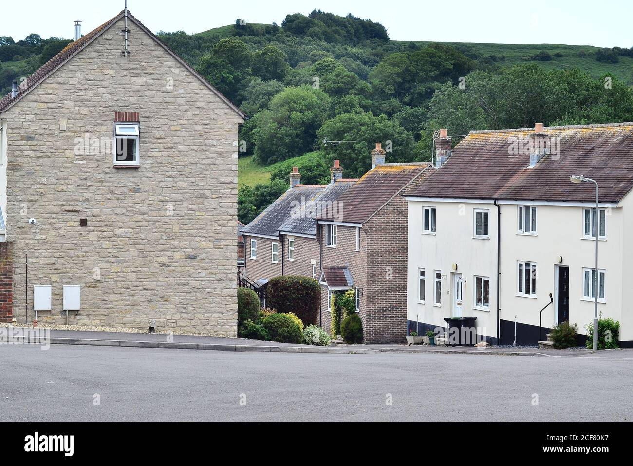 Gundry Road, residential estate, Bridport, Dorset, England Stock Photo