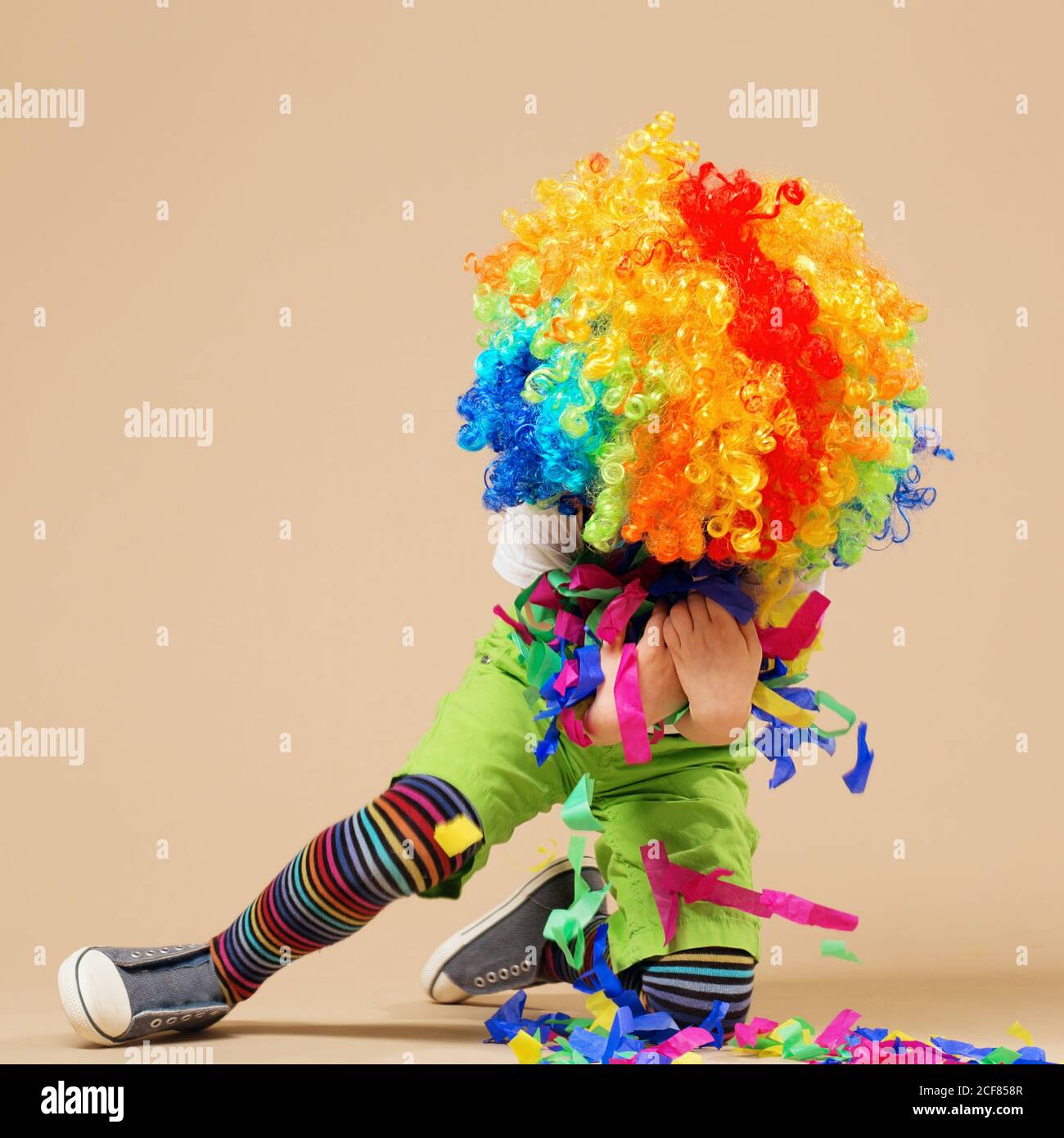 Clown Wig Child Multi Clown Wig Child Multi