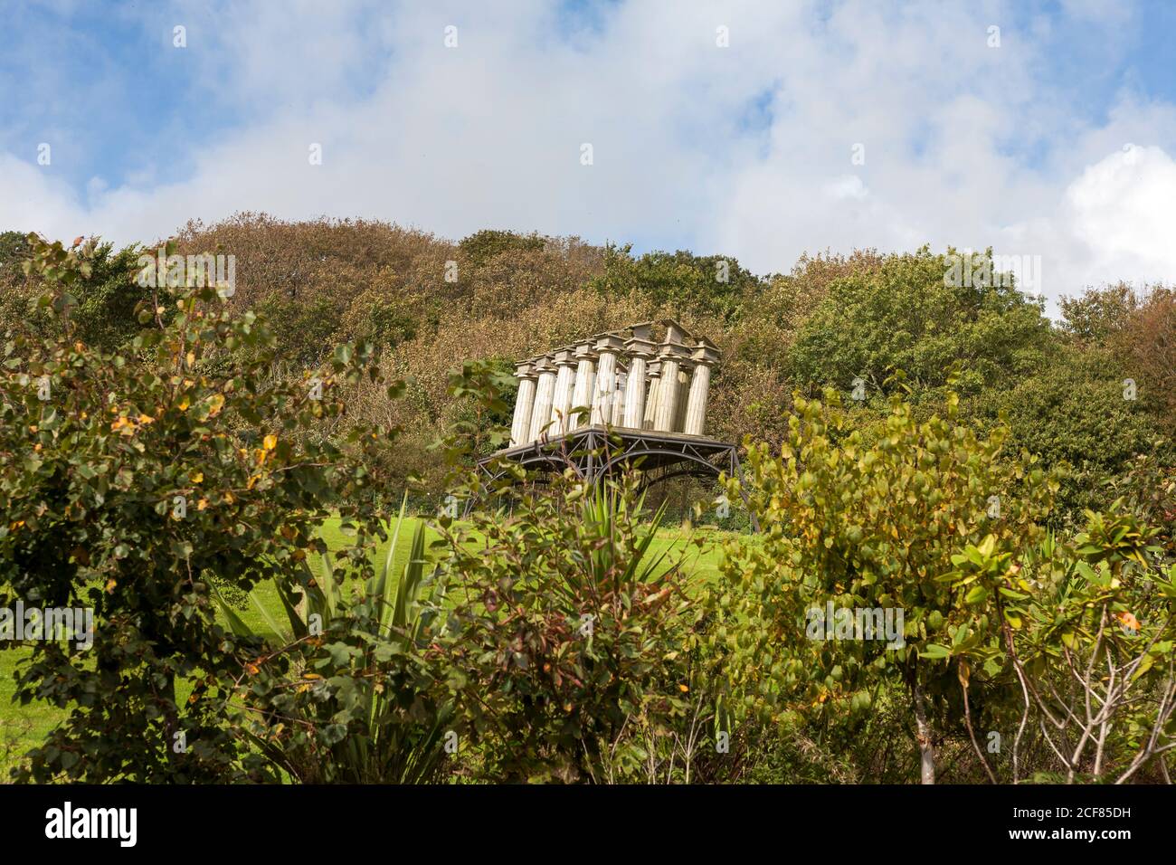 "Restless Temple" by Penny Saunders, a huge sculpture that