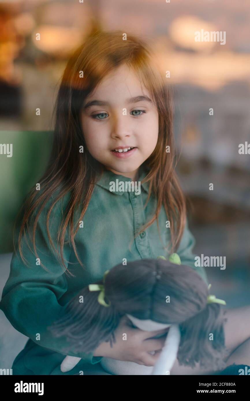 Preteen girl sitting in chair hi-res stock photography and images - Alamy