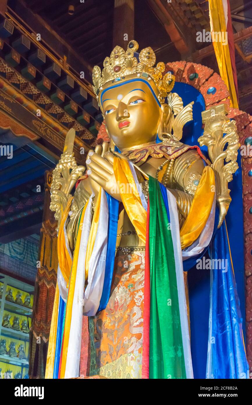 Buddha statue in mongolia hi-res stock photography and images - Alamy