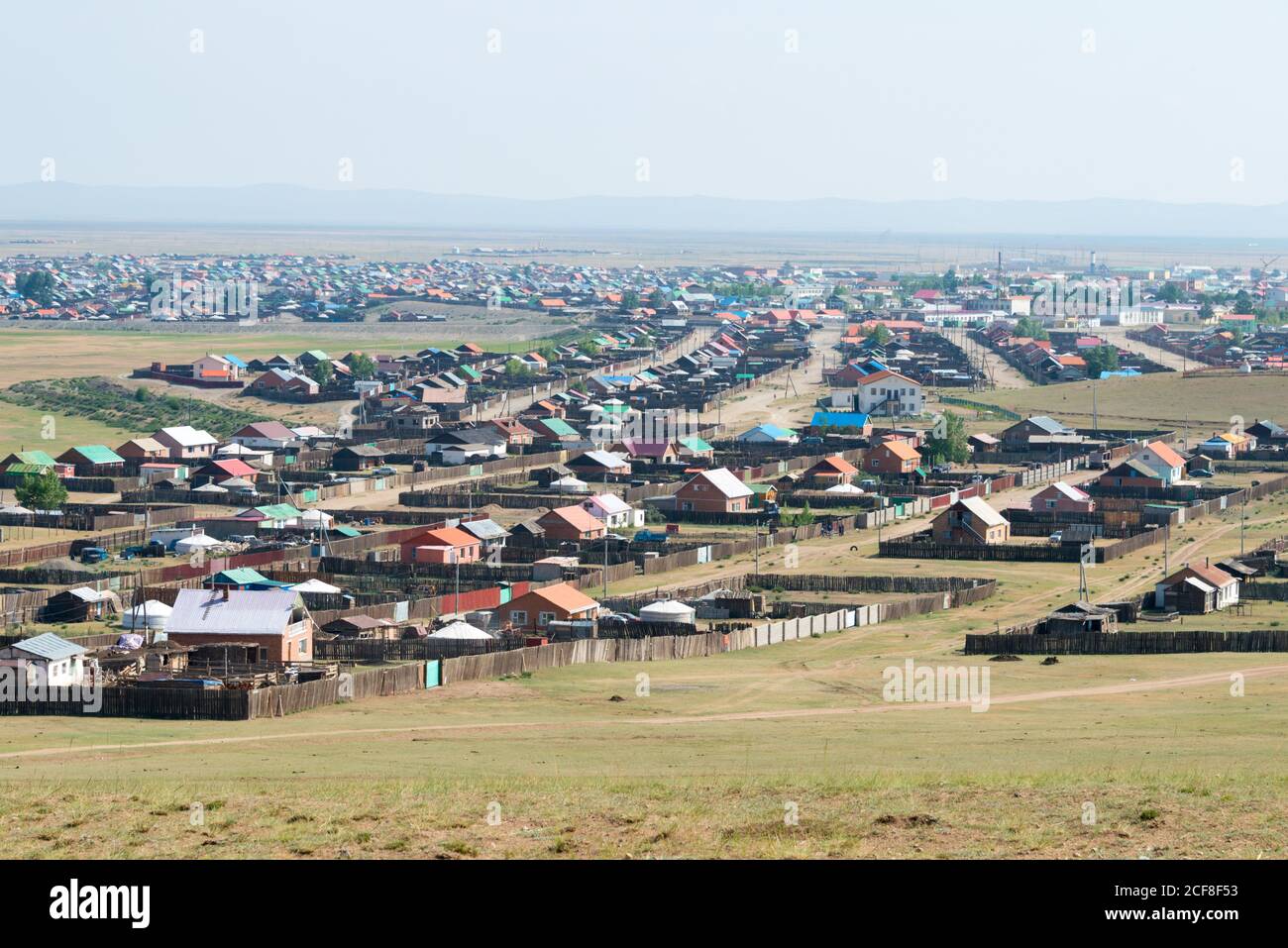 KHARKORIN, MONGOLIA - View of Kharkhorin in Kharkhorin (Karakorum