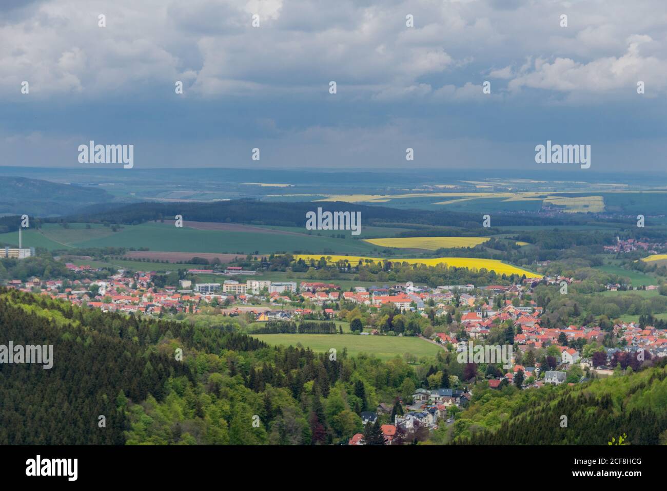Discovery tour at the edge of the Thuringian Forest - Thuringia/Germany Stock Photo