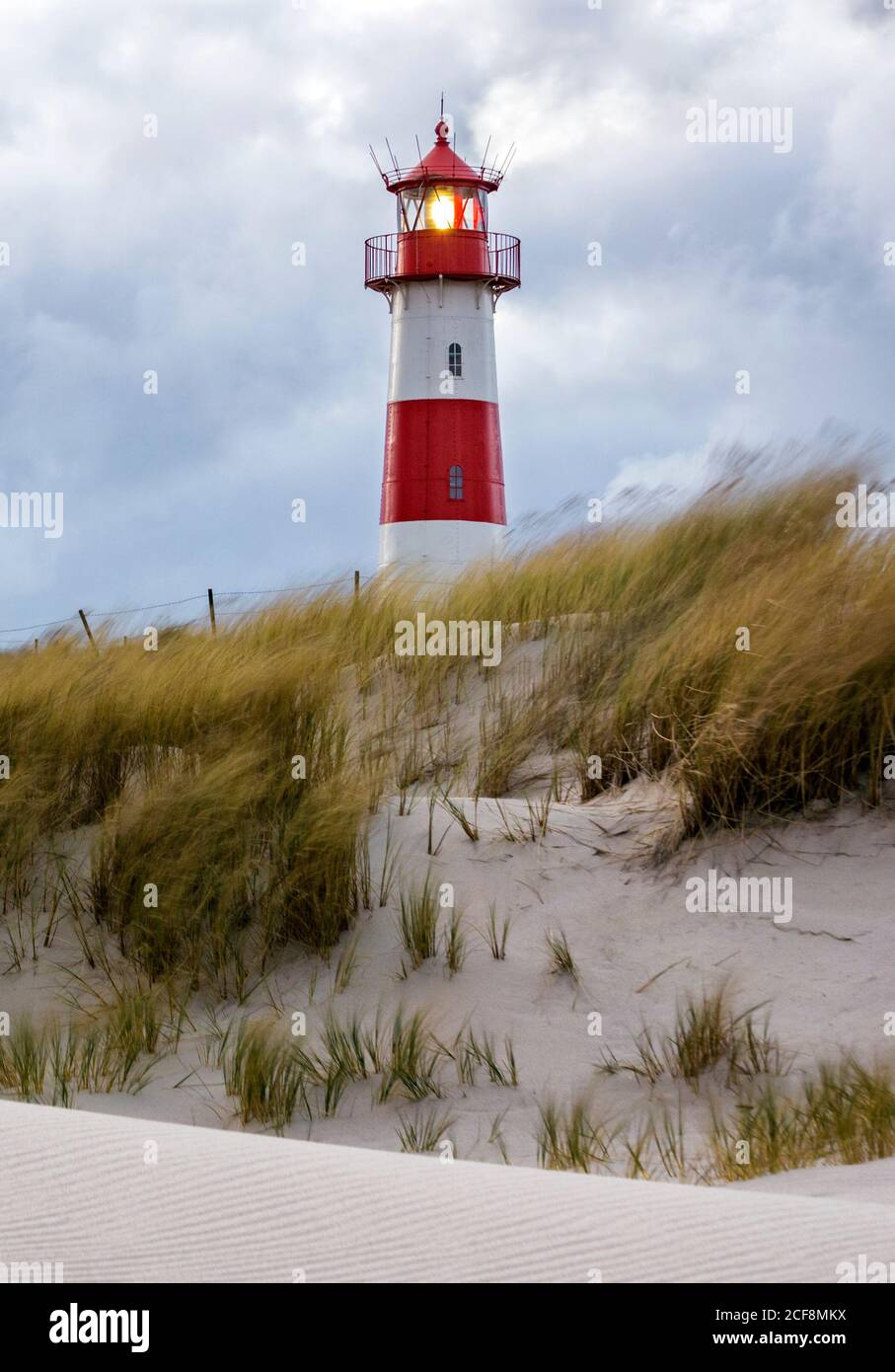 Beautiful Lighthouse on the island Sylt Stock Photo - Alamy