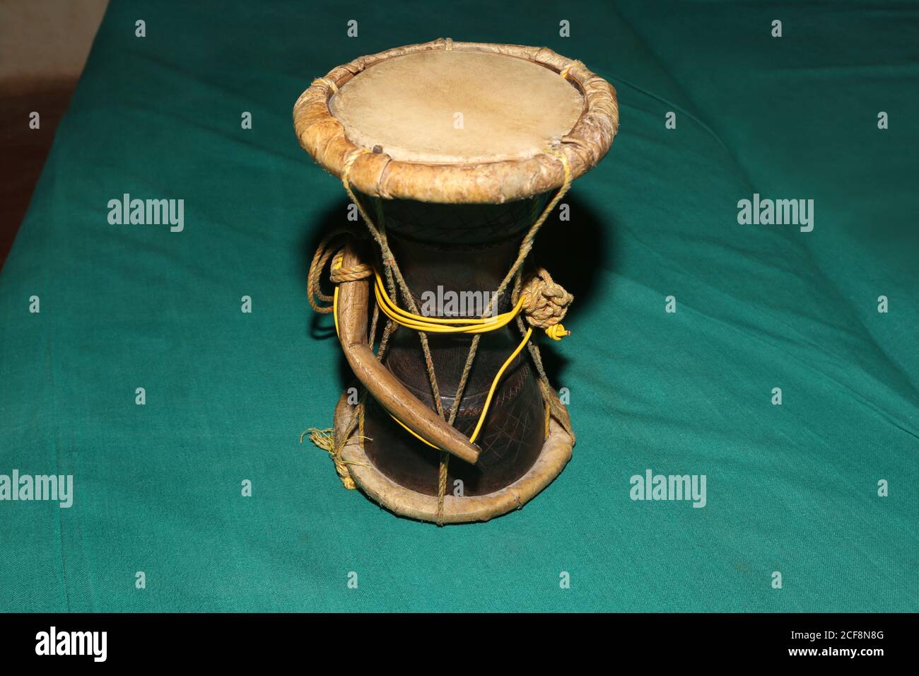 Tudi, Tribal percussion musical Instrument, Calicut, Kerala, India Stock Photo