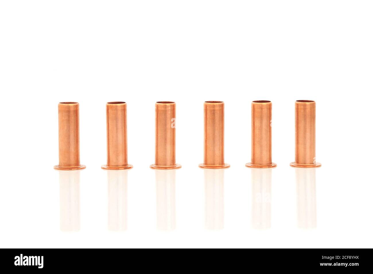 Copper inserts 10mm used in plumbing to stop pipe collapsing when used