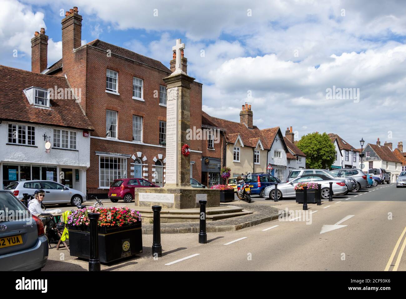 MIDHURST, WEST SUSSEX/UK - SEPTEMBER 1 : View of buildings in Midhurst, West Sussex on September 1, 2020. One unidentified person Stock Photo