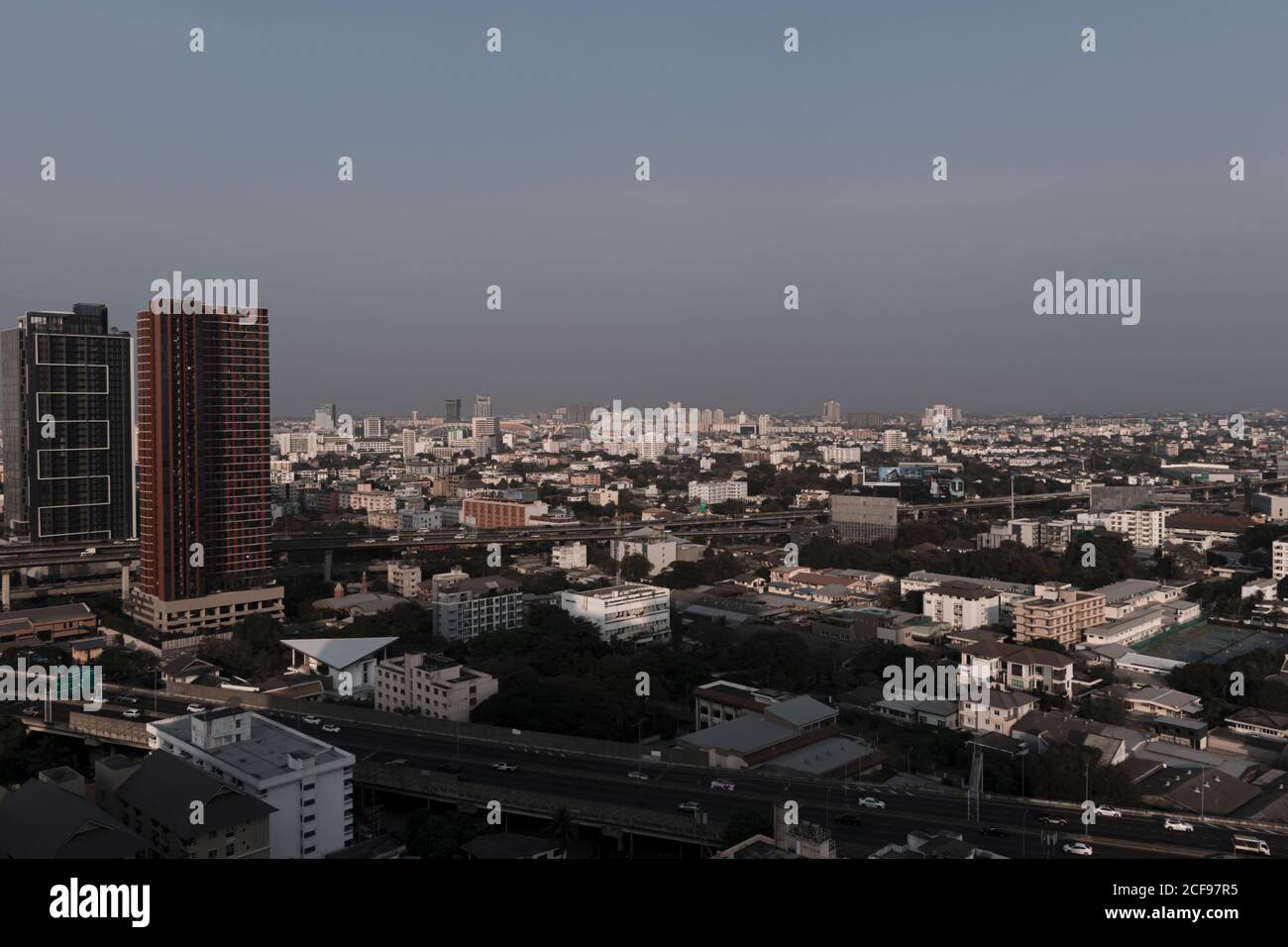 Aerial view of the buildings in Bangkok, Thailand Stock Photo - Alamy