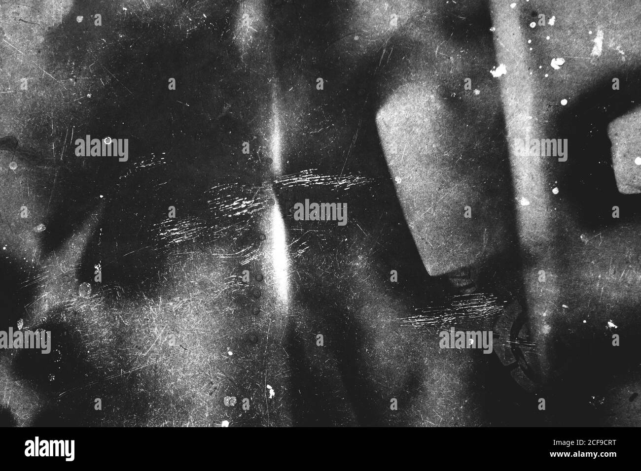 Photo of scratched surface in black and white colors Stock Photo - Alamy