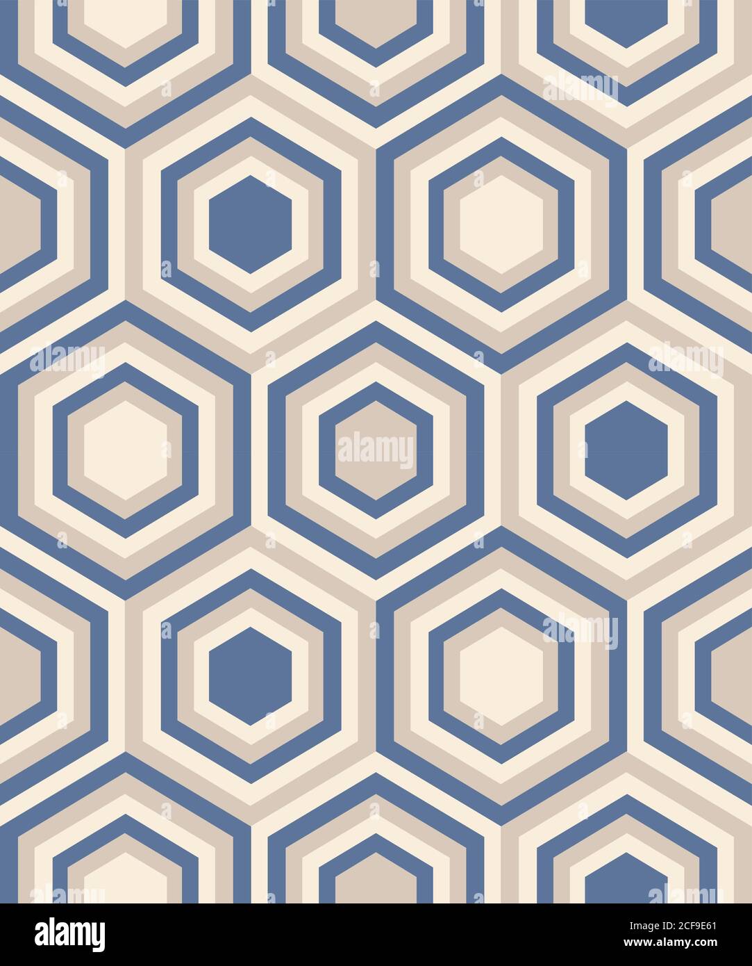 Fashion abstract geometrical pattern with hexagons. Seamless vector ...