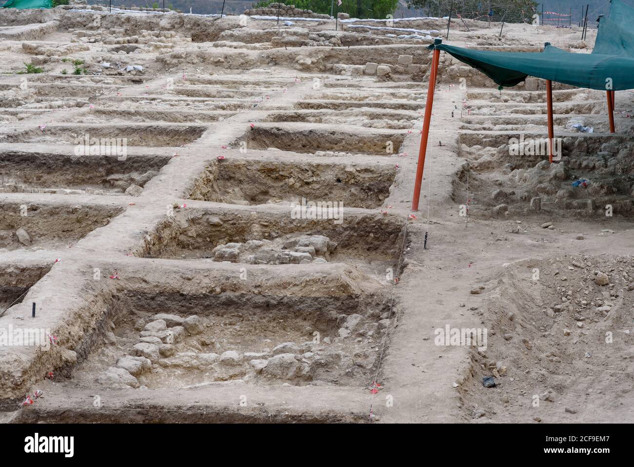 Archaeological excavations dig background. Old City in Israel Stock Photo Alamy