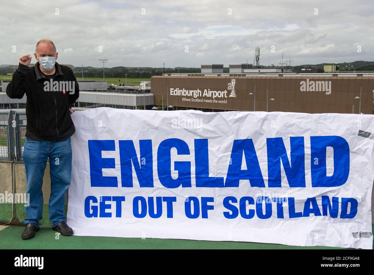 FILE PICS FROM 20 AUG 2020 Glasgow, Scotland, UK. 4 September 2020. Police Scotland arrested Sean Clerkin at 7.30am this morning at his Barrhead home. He was taken to Helen Street Police Station, Glasgow. PLEASE SEE ADDITIONAL INFO. Credit: Colin Fisher/Alamy Live News. Stock Photo