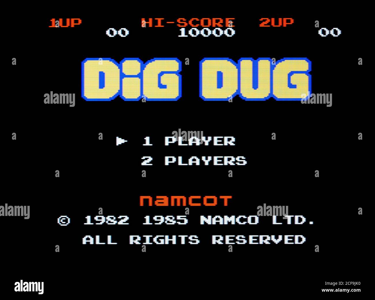 Dig Dug - Nintendo Entertainment System - NES Videogame - Editorial use  only Stock Photo - Alamy