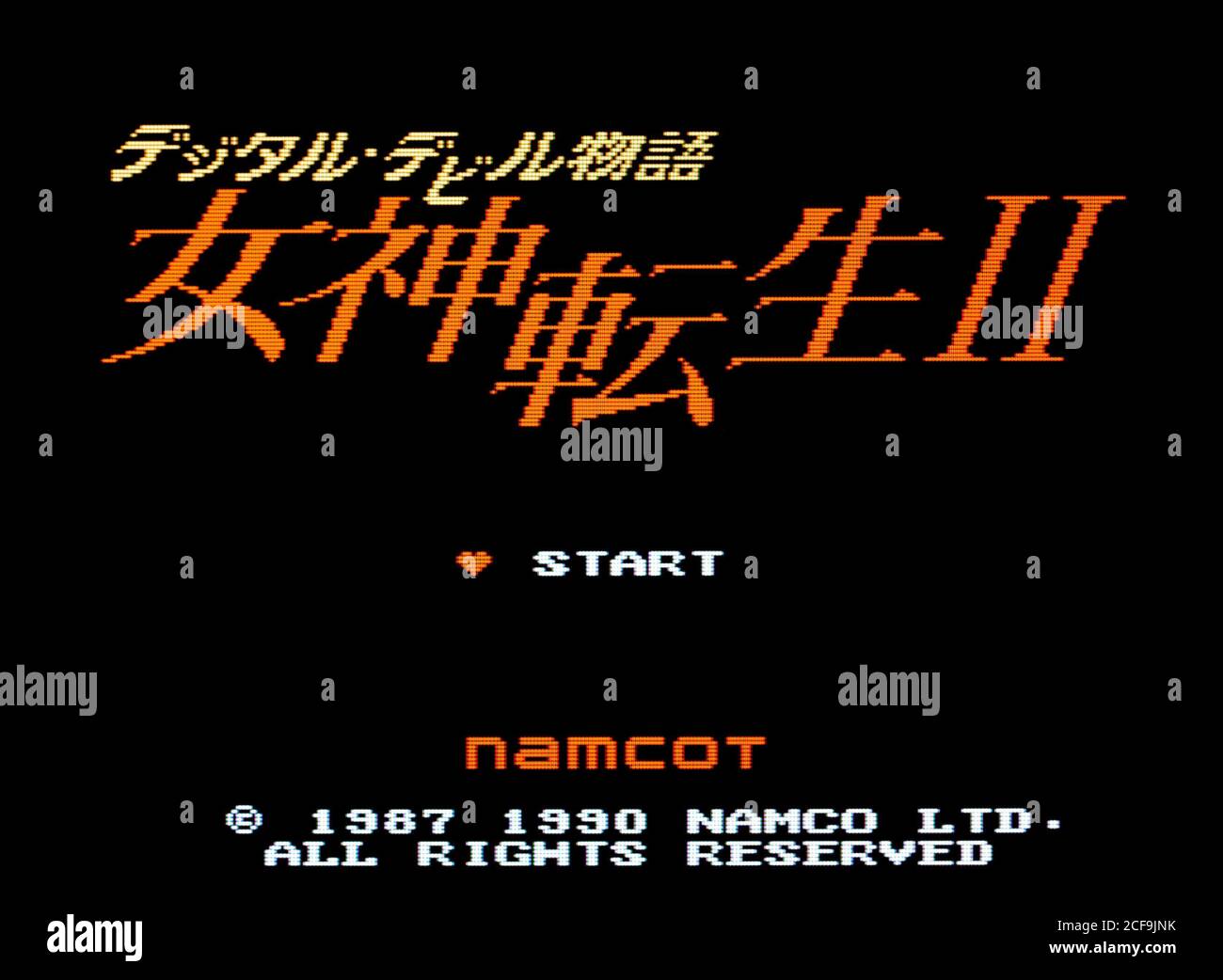 Digital Devil Story Megami Tensei II 2 Nintendo Entertainment System NES Videogame