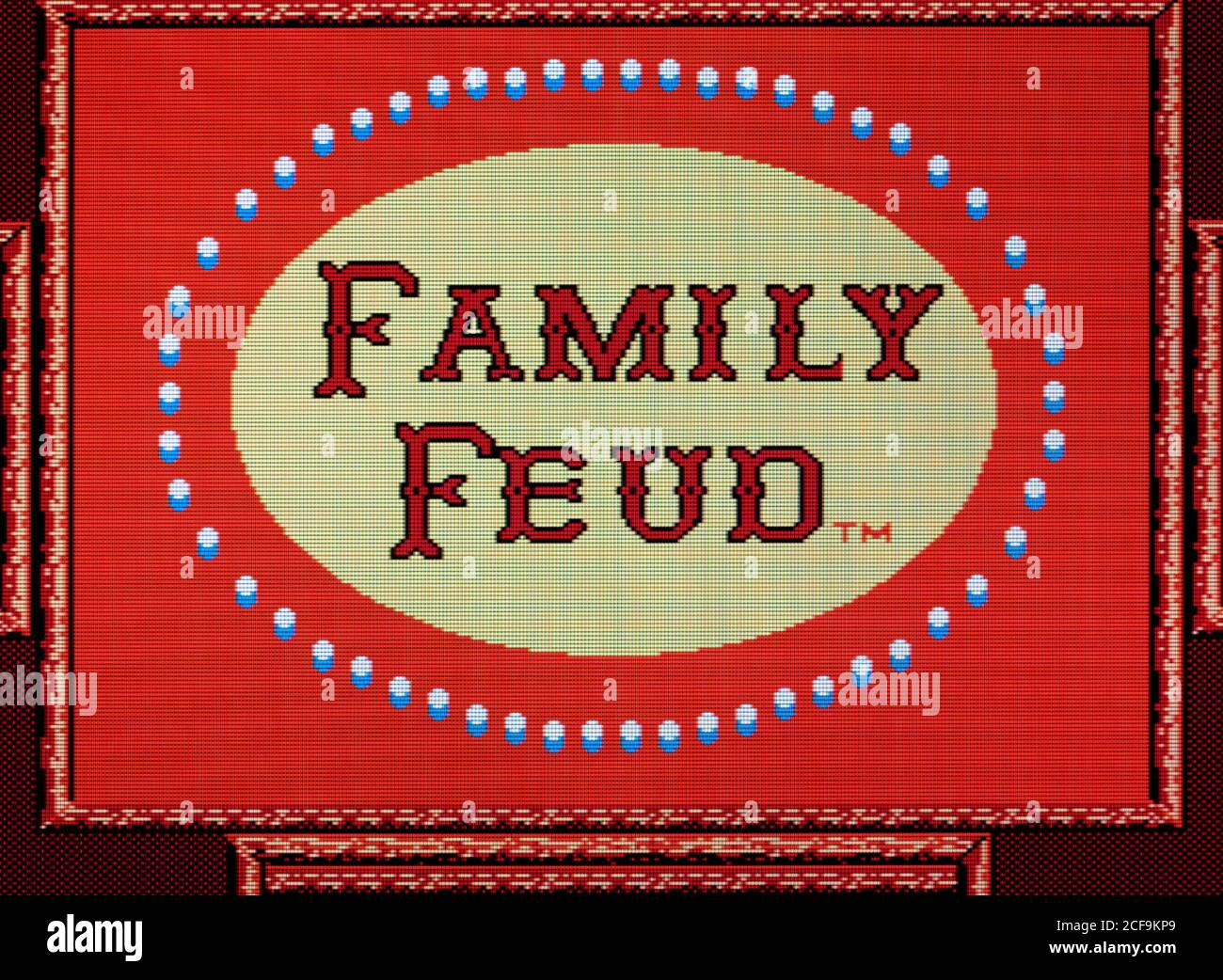 Family Feud - Nintendo Entertainment System - NES Videogame - Editorial use only Stock Photo