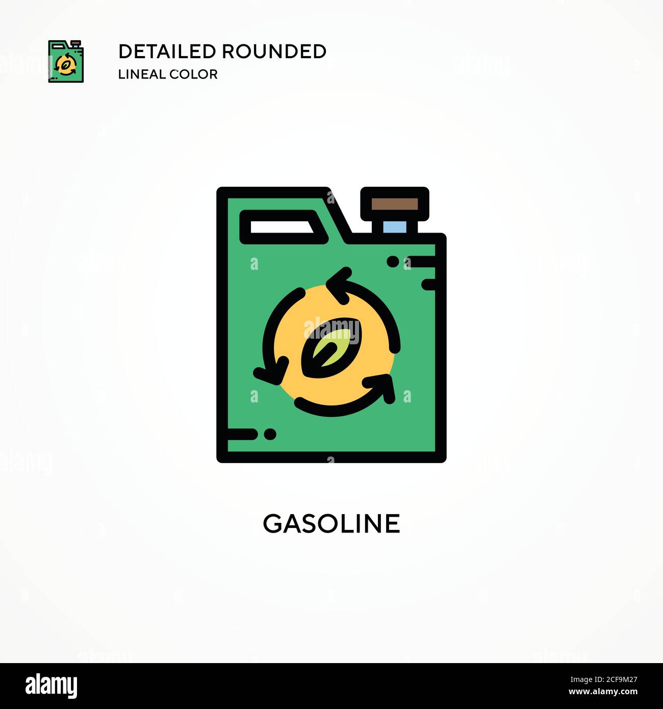 Gasoline vector icon. Modern vector illustration concepts. Easy to edit ...