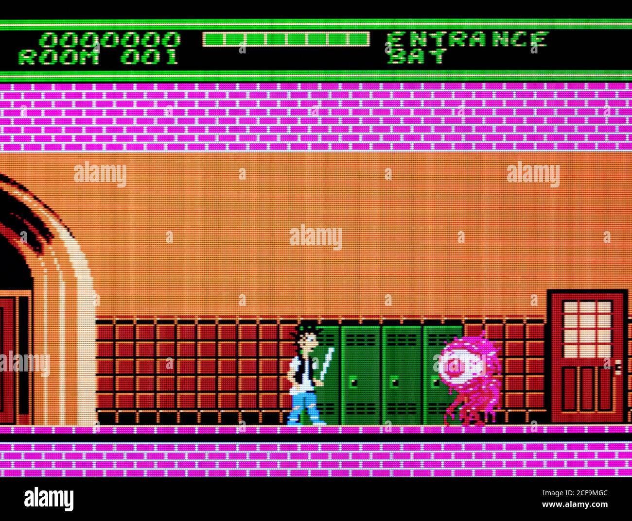 Ghoul School Nintendo Entertainment System NES Videogame Editorial use only Stock Photo