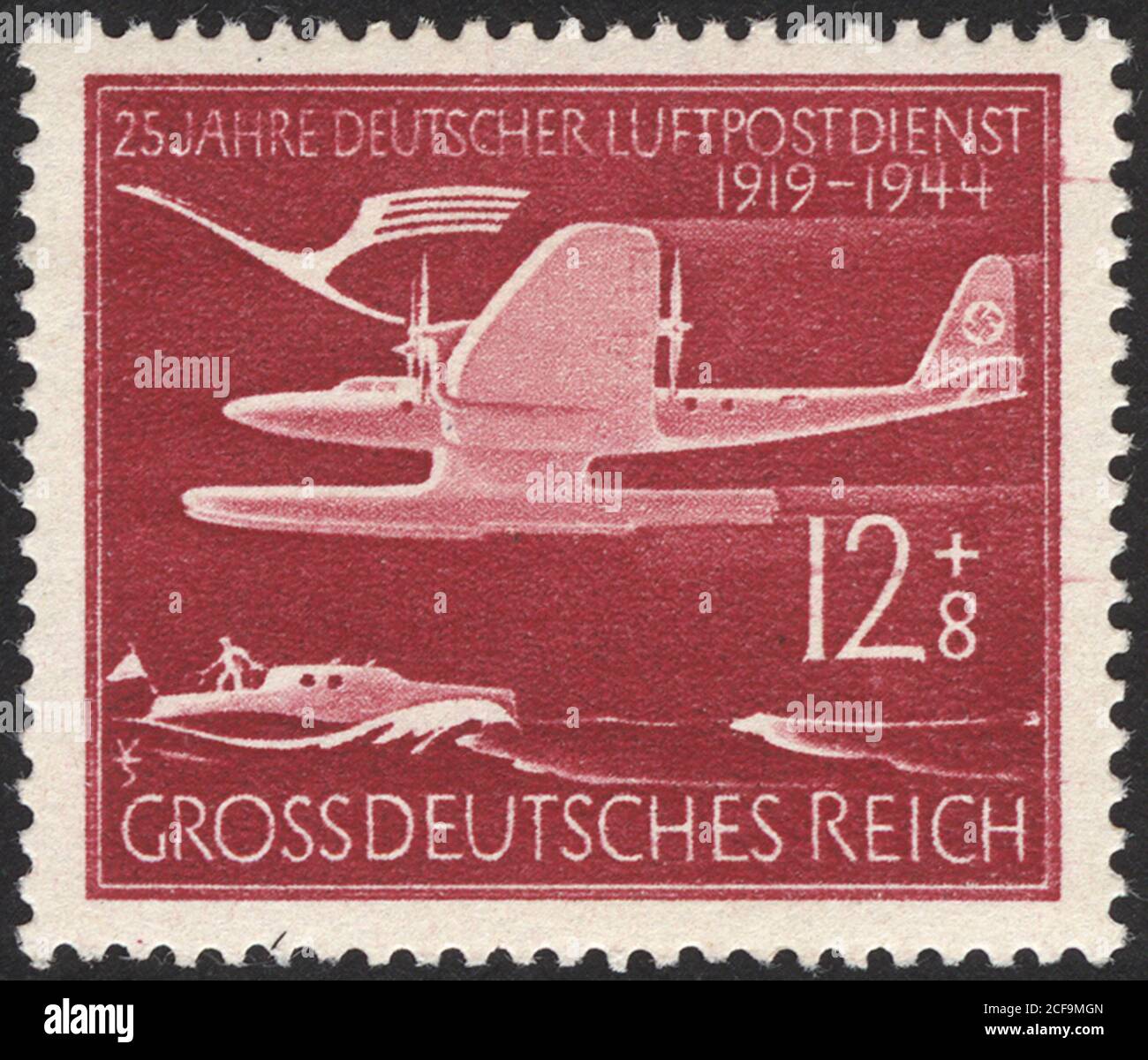 Postage stamps of the Deutsche Demokratische Republik. Stamp printed in the Deutsche Demokratische Republik. Stock Photo
