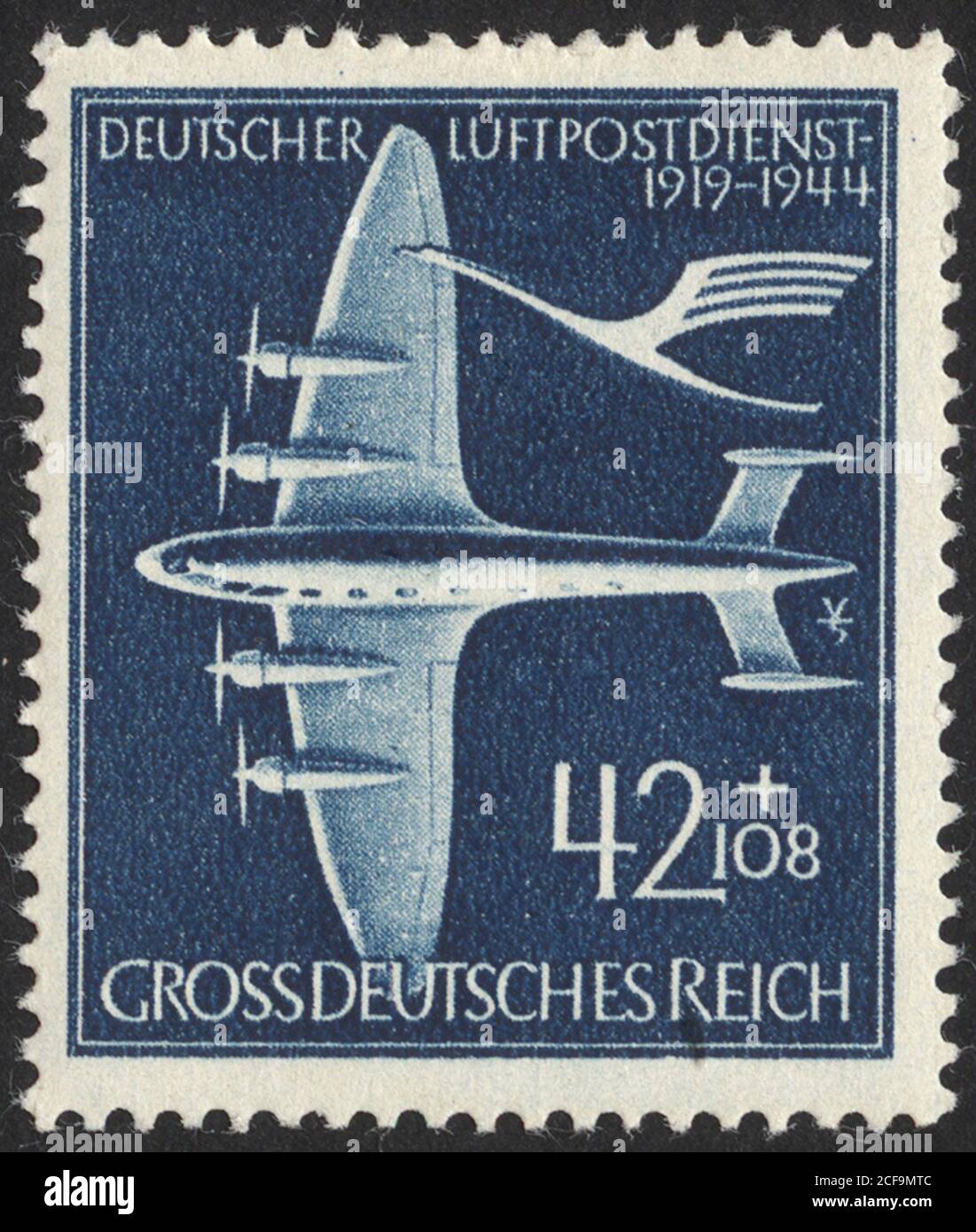 Postage stamps of the Deutsche Demokratische Republik. Stamp printed in the Deutsche Demokratische Republik. Stock Photo