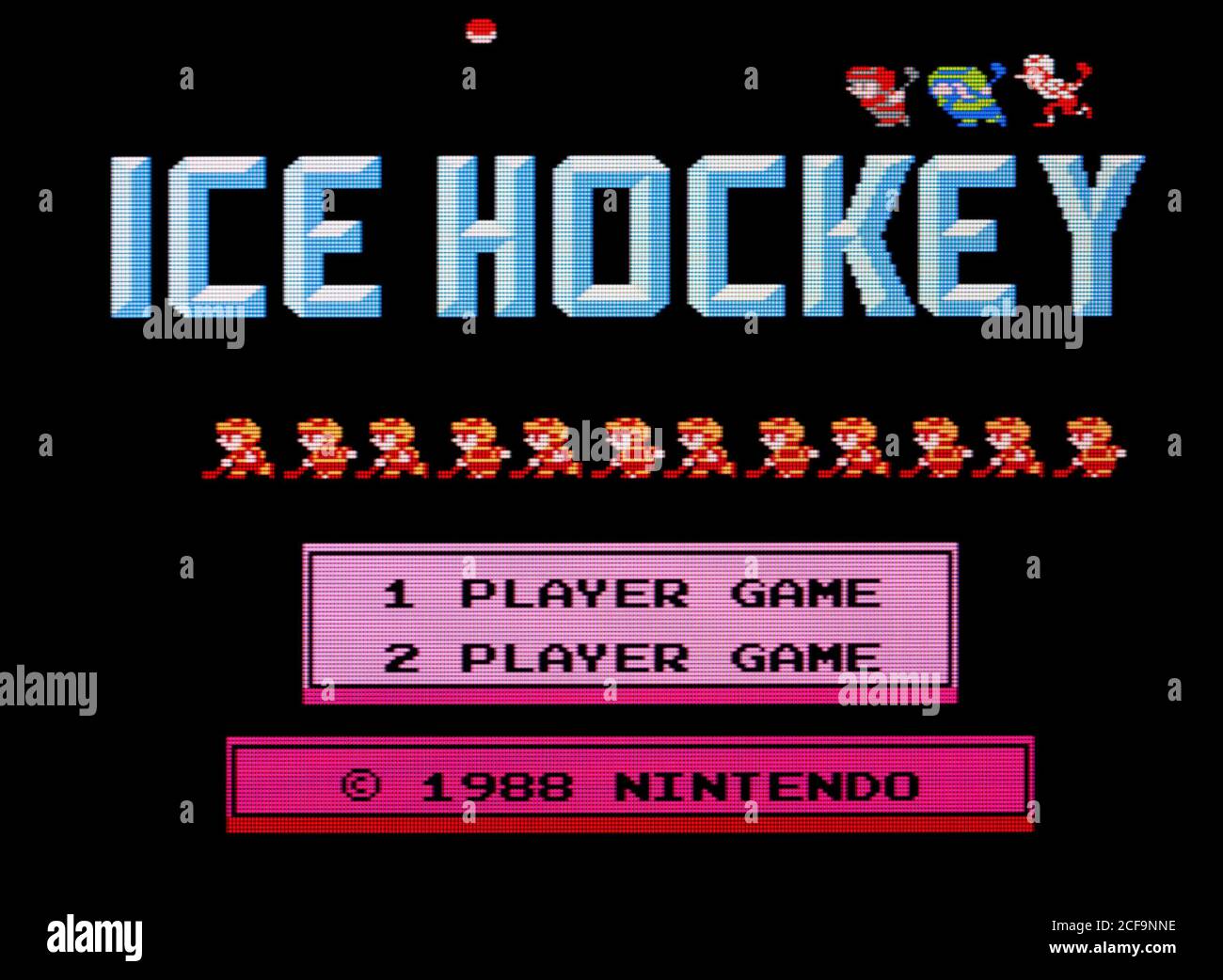 Ice Hockey Nintendo Entertainment System NES Videogame Editorial