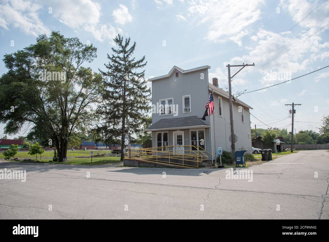 Aurora, Illinois, United StatesMay 21,2014 Eola Post Office building