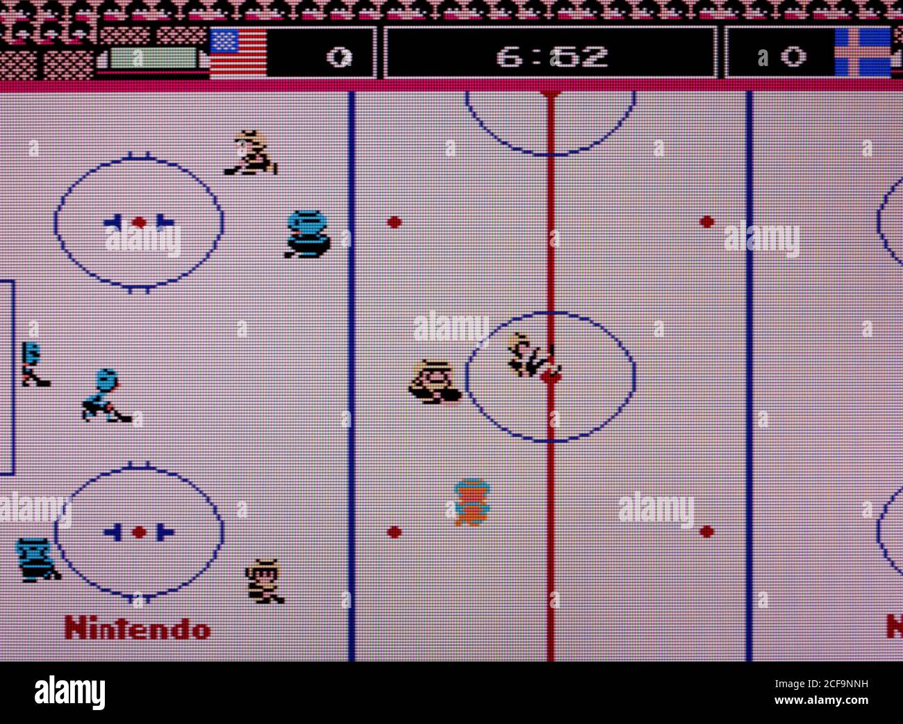 Ice Hockey Nintendo Entertainment System NES Videogame Editorial
