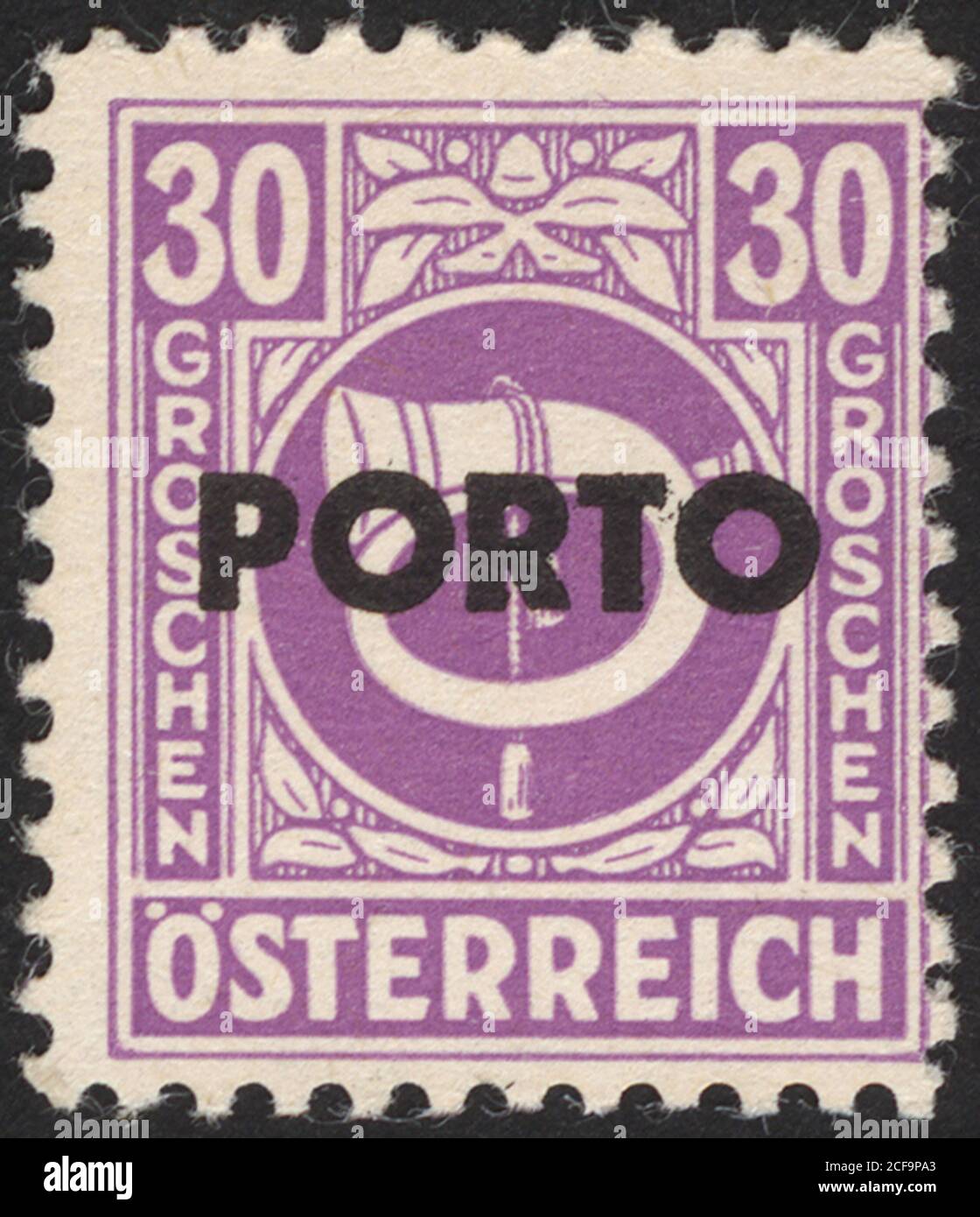Postage stamps of the Austria. Stamp printed in the Austria. Stamp