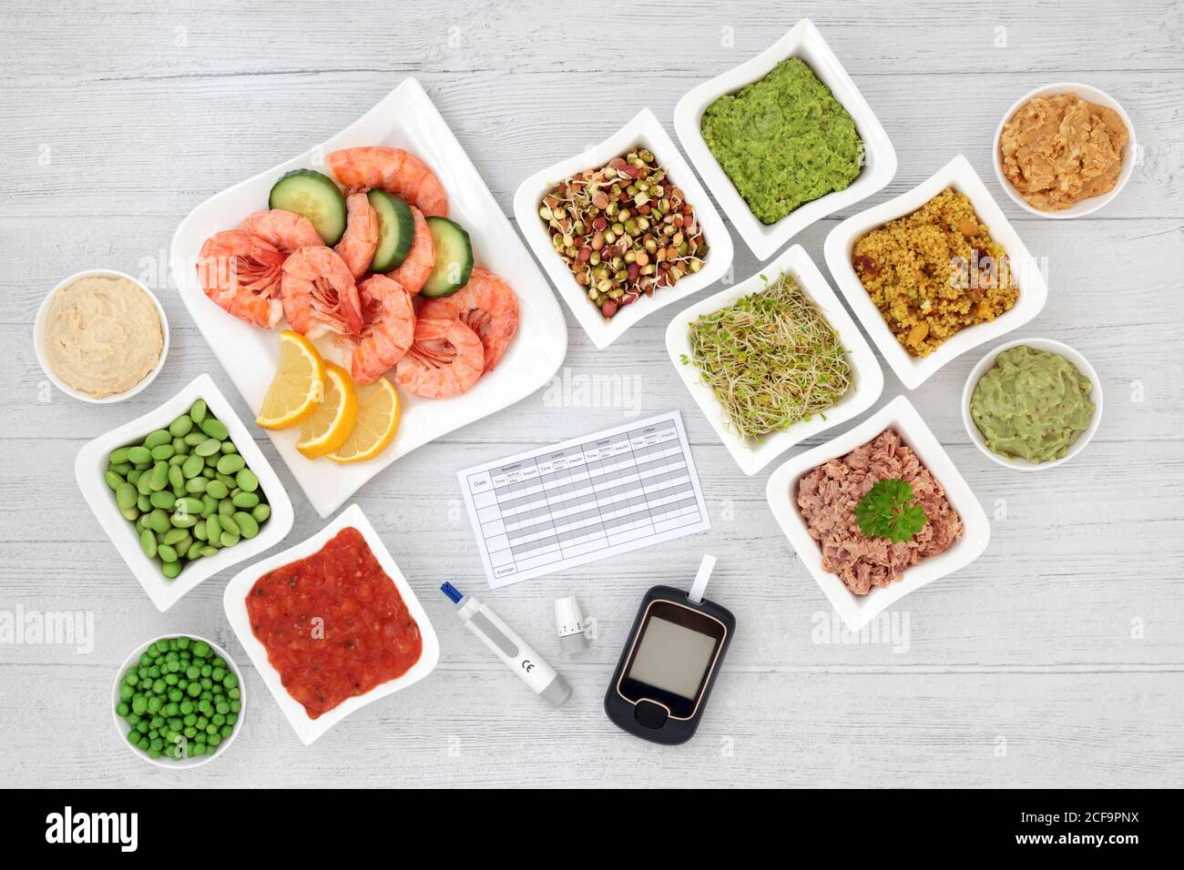 Blood sugar testing equipment for diabetics with monitor, lancing