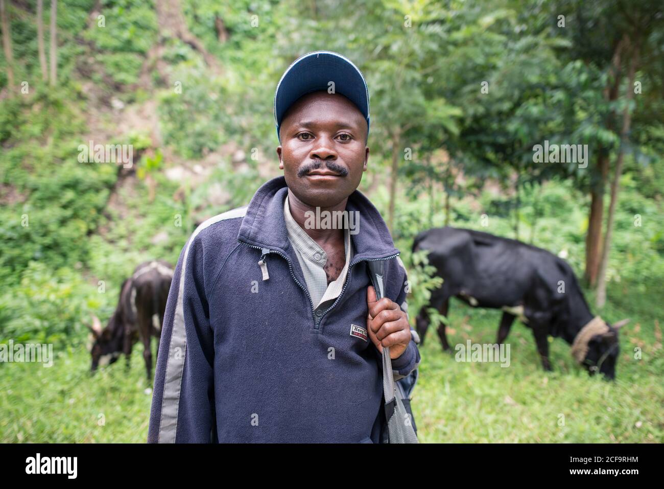 African man mustache looking at hi-res stock photography and images - Alamy