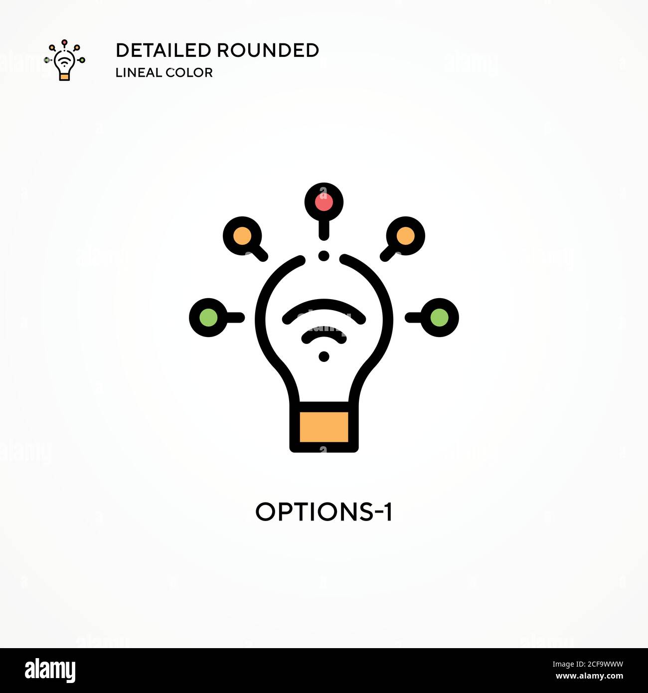 Options-1 vector icon. Modern vector illustration concepts. Easy to ...