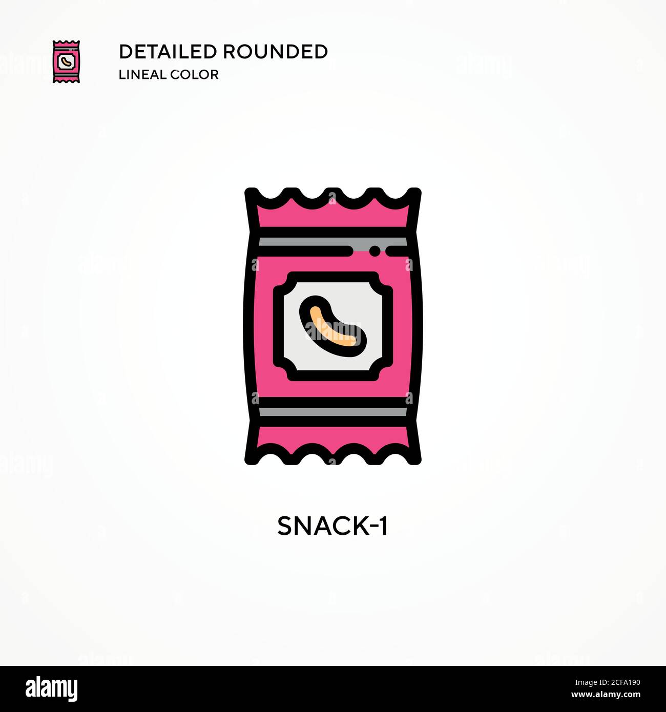Snack-1 vector icon. Modern vector illustration concepts. Easy to edit ...