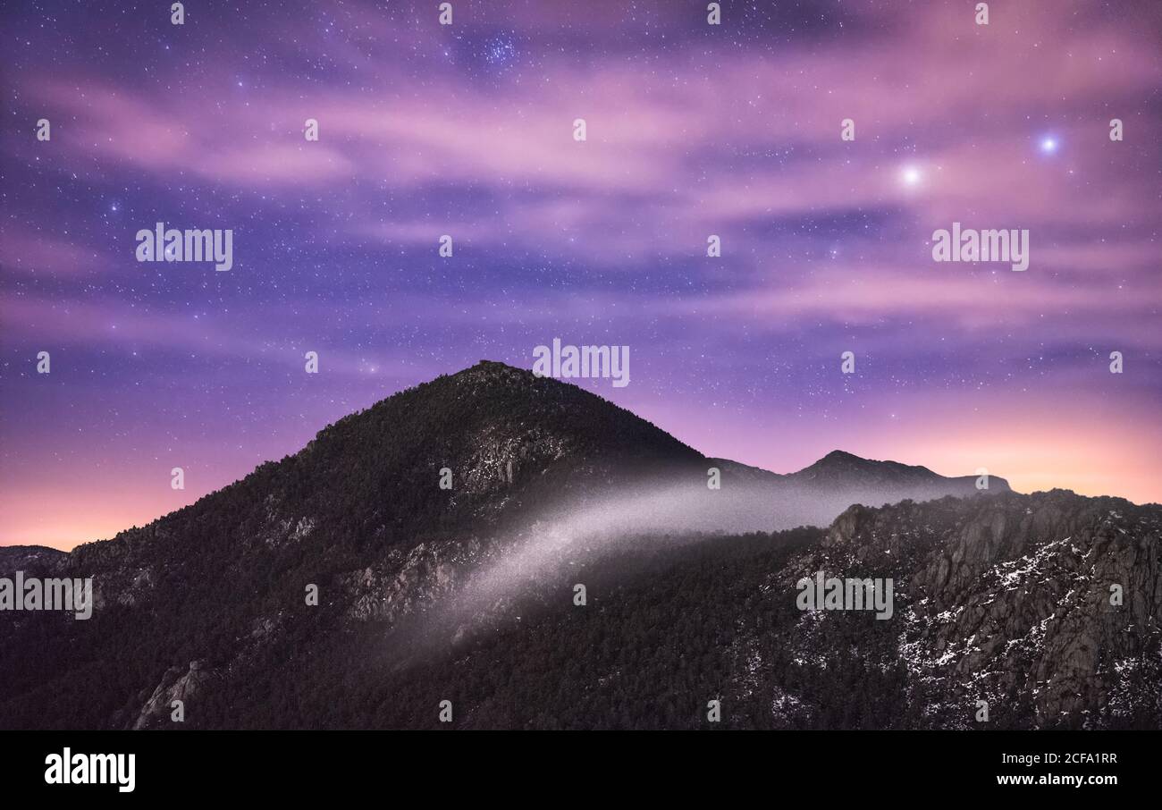 Sunbeams from dark sky hi-res stock photography and images - Alamy