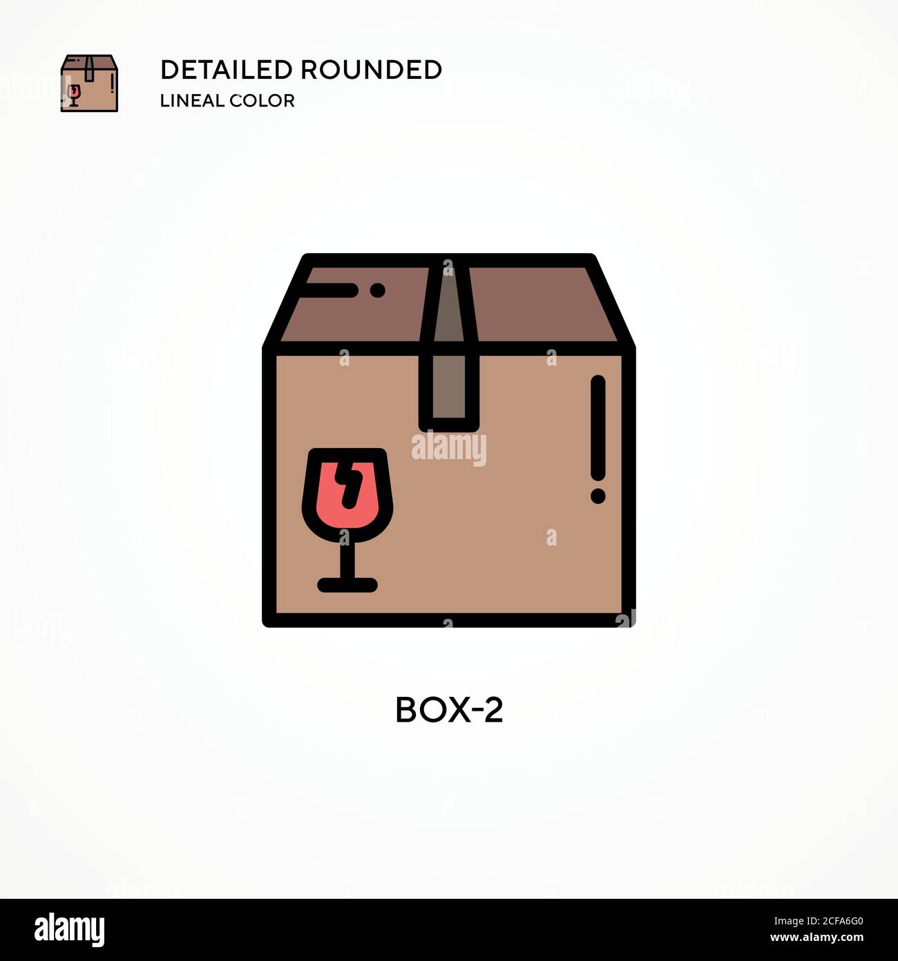 Box-2 vector icon. Modern vector illustration concepts. Easy to edit ...