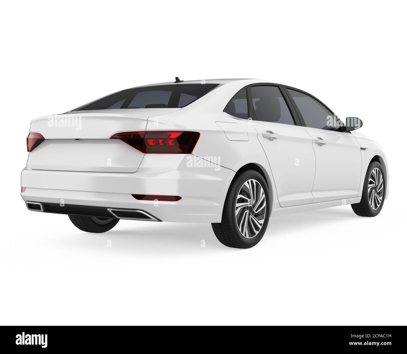 Sedan Car Isolated Stock Photo - Alamy