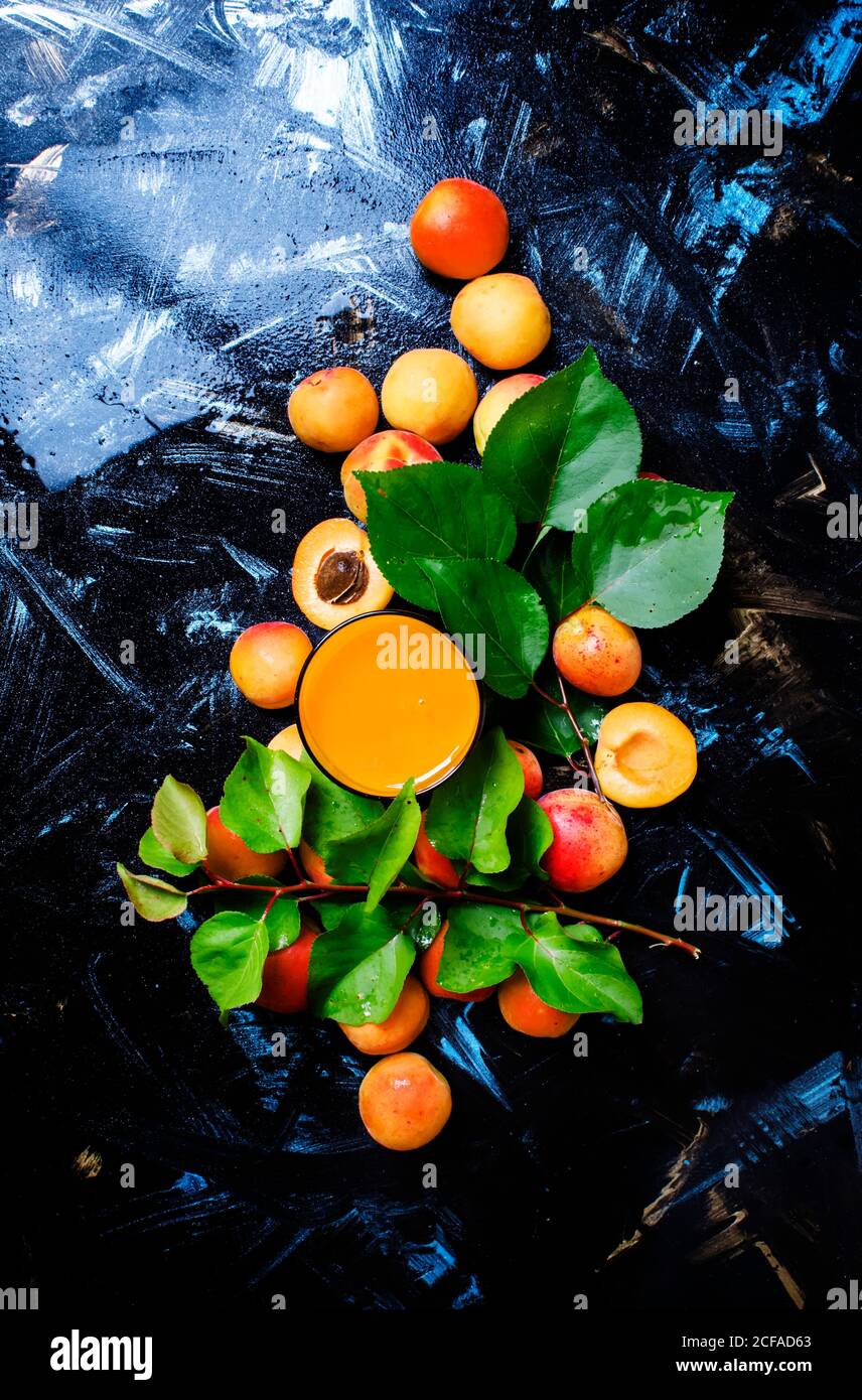 Freshly squeezed apricot juice hi-res stock photography and images - Alamy
