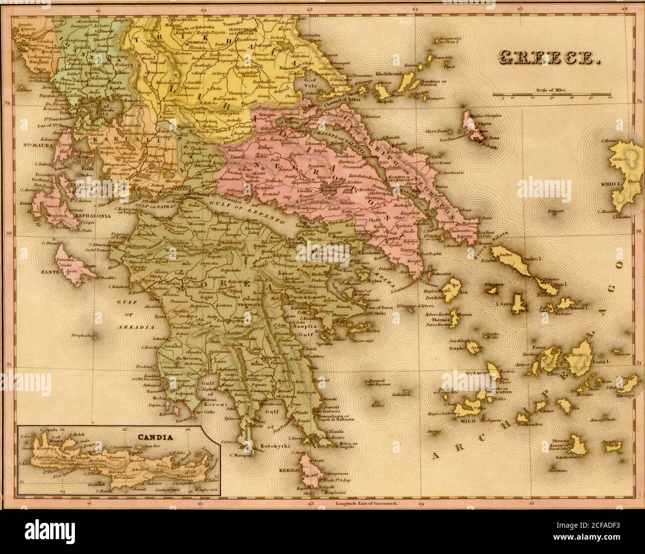 Ancient greece map hi-res stock photography and images - Alamy