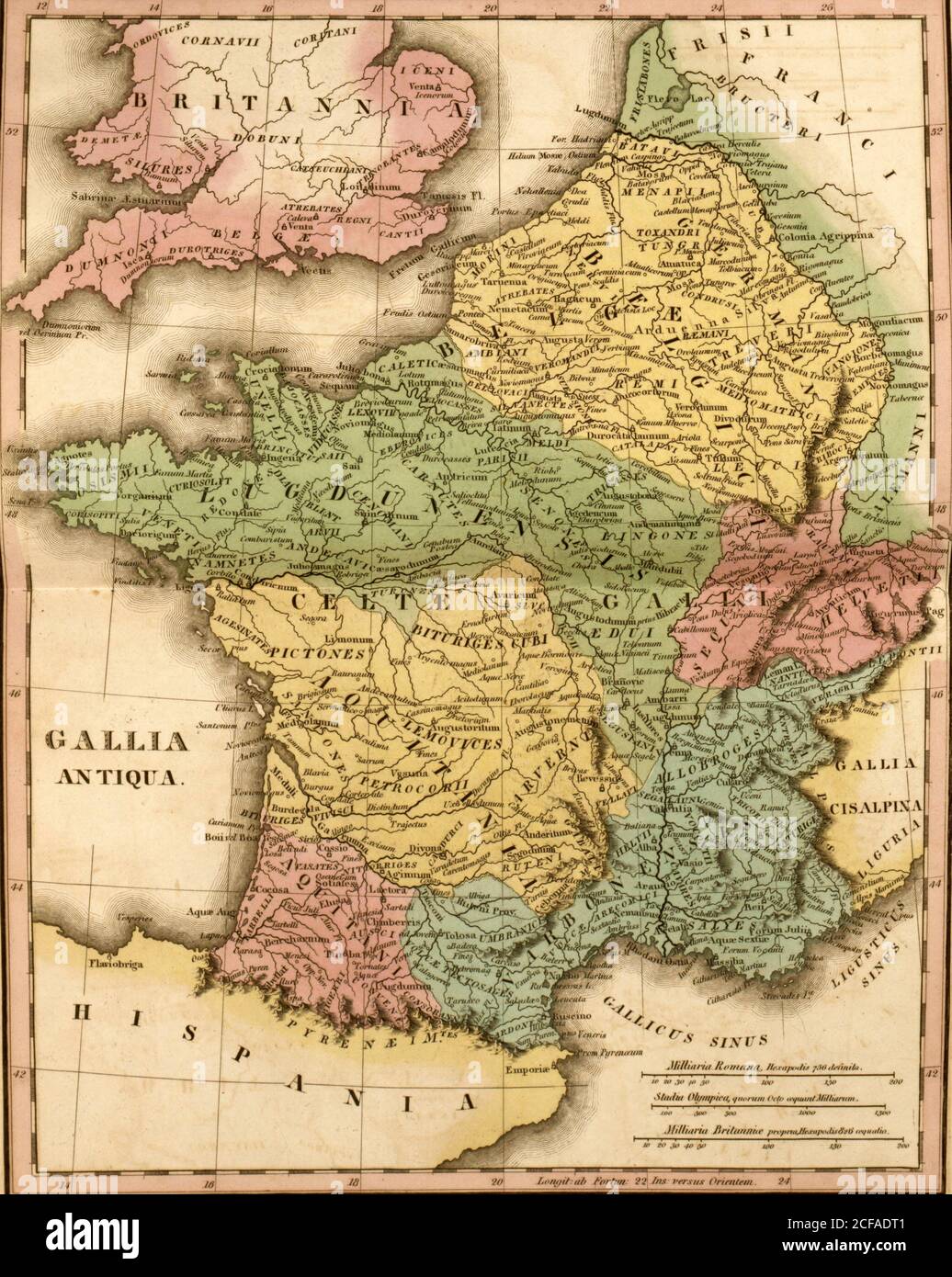 Ancient France Gallia Antiqua Stock Photo Alamy
