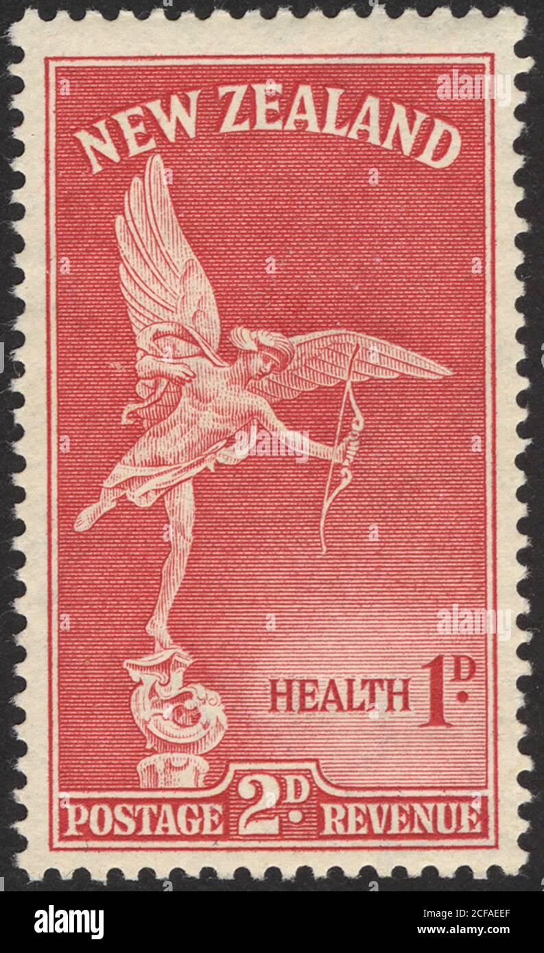 Postage stamps of the New Zealand. Stamp printed in the New Zealand. Stamp printed by New