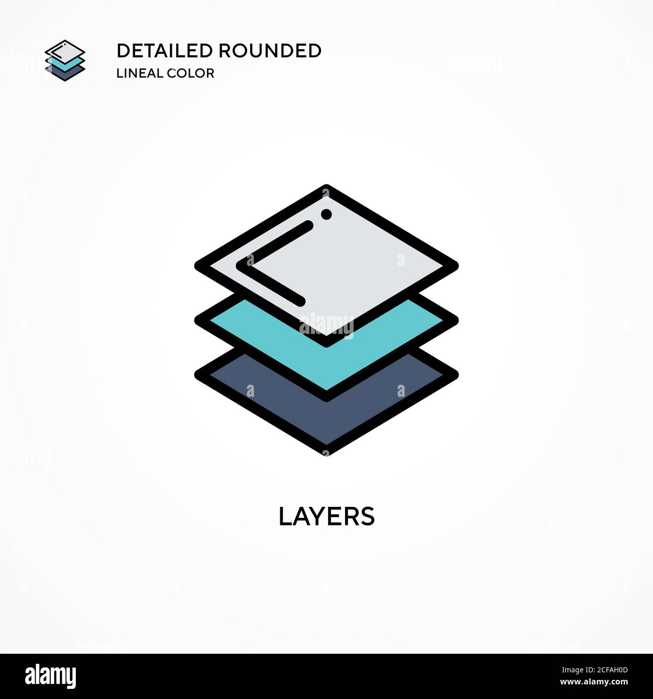 Layers vector icon. Modern vector illustration concepts. Easy to edit ...
