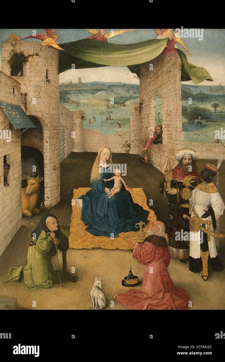 Adoration of the Magi Stock Photo - Alamy